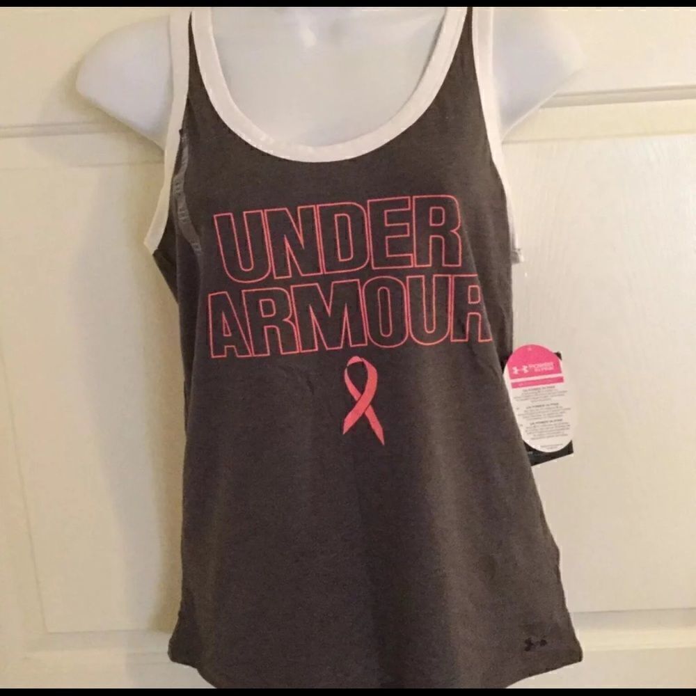 NWT UNDER ARMOUR TANK Women’s MEDIUM Power in Pink